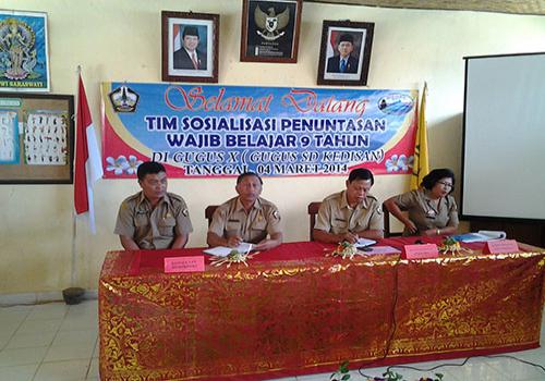 ROADSHOW WAJAR DIKDAS SEMBILAN TAHUN DI KECAMATAN KINTAMANI