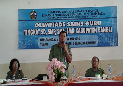 Pembukaan Olimpiade Sains Guru