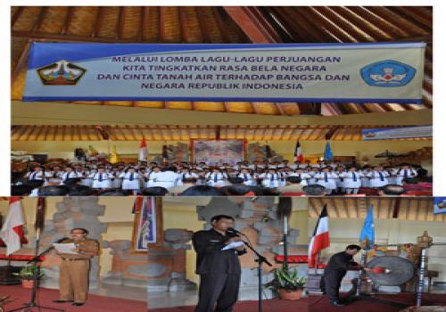 PEMBUKAAN LOMBA LAGU PERJUANGAN TAHUN 2014