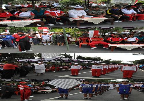 GERAK JALAN KETEPATAN WAKTU DALAM RANGKA HUT KEMERDEKAAN RI Ke-69