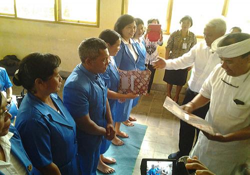 Penyerahan SK Penegerian TK di Kabupaten Bangli