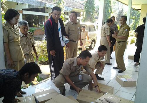 Penyaluran Naskah Ujian Pemantapan SMP/MTS/SMPLB