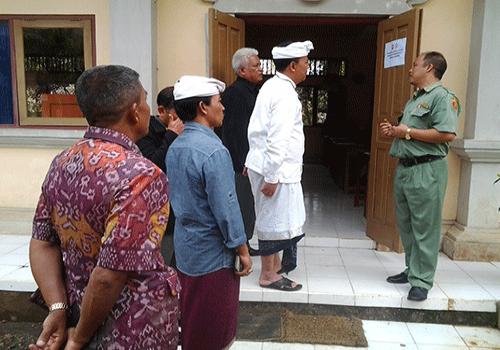 PELAKSANAAN UN HARI PERTAMA DI KABUPATEN BANGLI