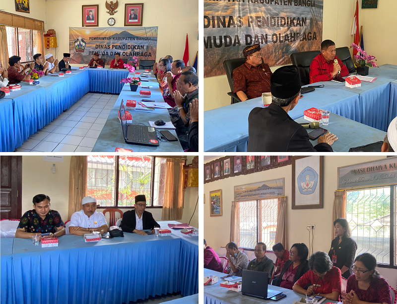 Kunjungan Forum Kerukunan Umat Beragama (FKUB) Ke Dinas Pendidikan Kabupaten Bangli