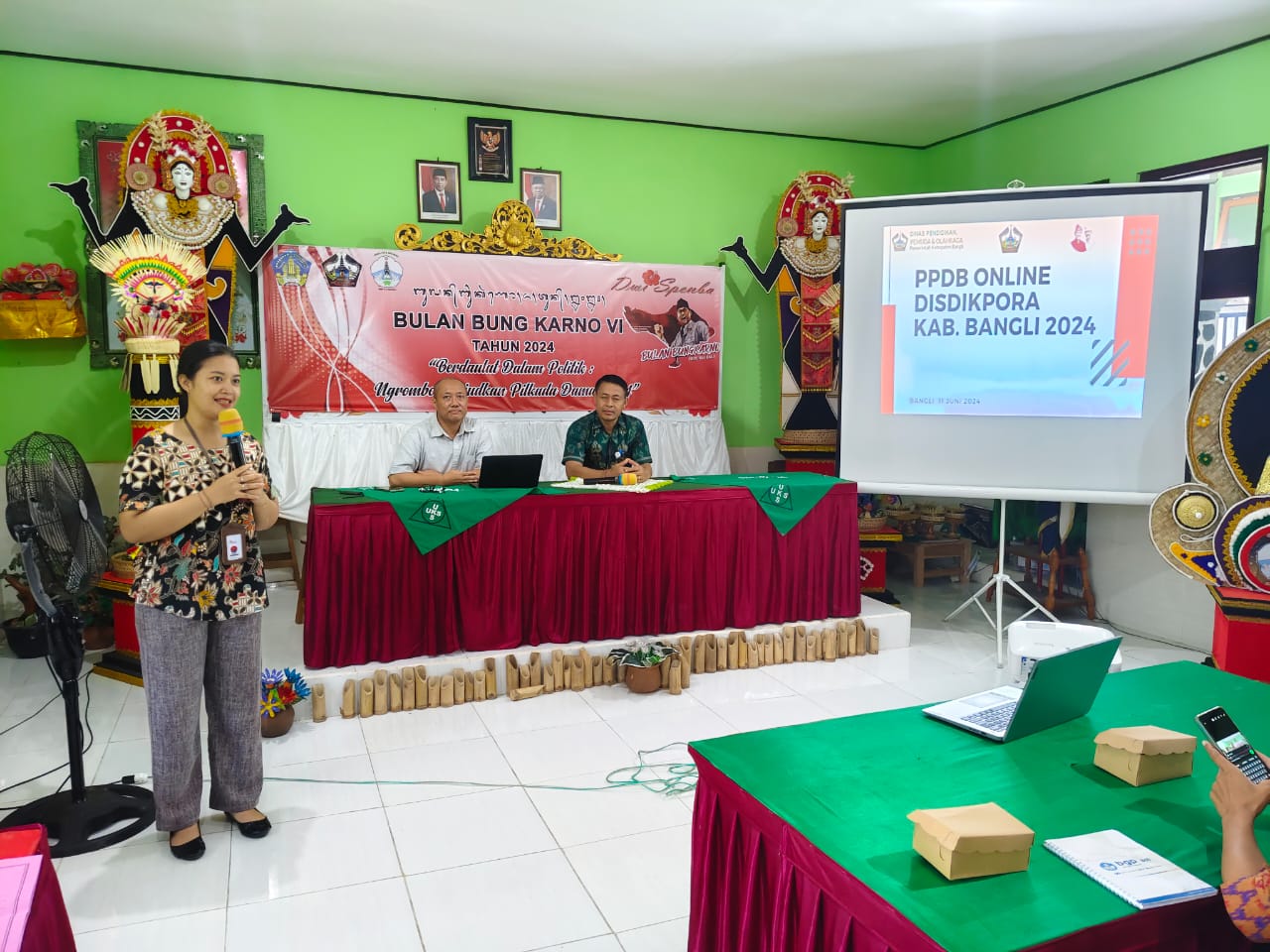 Sosialisasi PPDB Online Disdikpora Kabupaten Bangli 2024