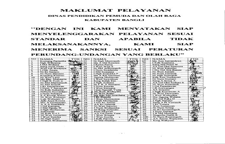MAKLUMAT PELAYANAN
