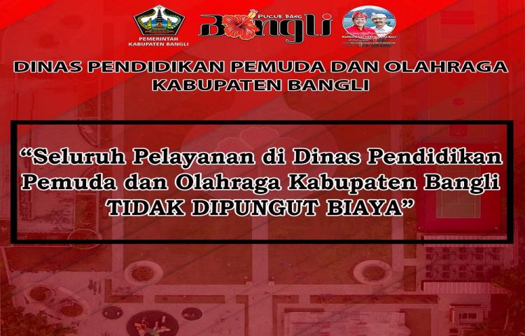 PELAYANAN DINAS PENDIDIKAN PEMUDA DAN OLAHRAGA