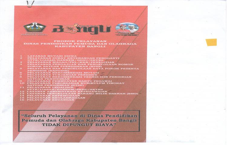 PRODUK PELAYANAN