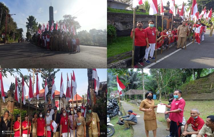 Pemasangan Bendera Dinas Pendidikan Pemuda Dan Olahraga Kabupaten Bangli