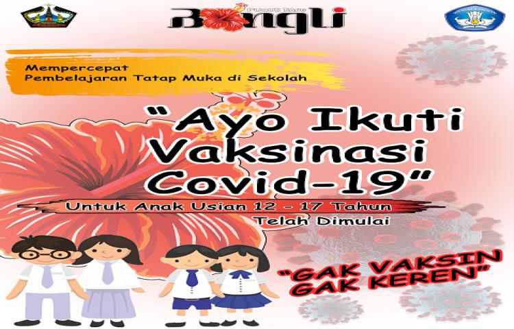 Vaksinasi covid 19 Untuk Anak Usia 12 - 17 Tahun